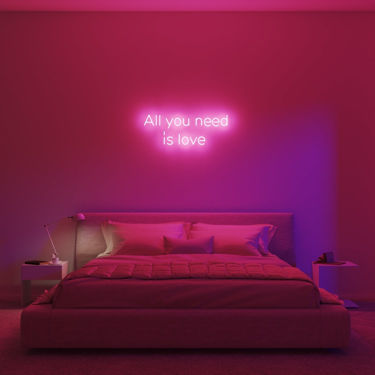 All you need is love - LED neon sign - YELLOWPOP UK
